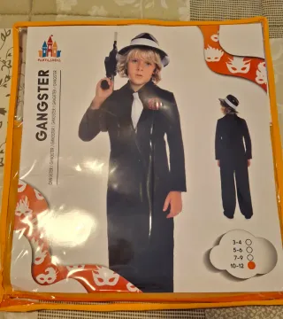 Disfraz Gangster Niño Talla 10-12 Años