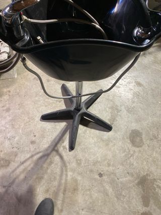 Lavabo de peluquería negro Lavacabeza