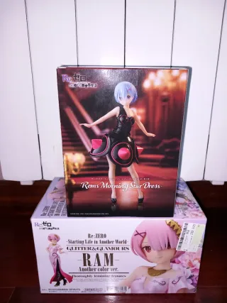 Figuras Banpresto Re:Zero Rem y Ram