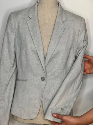 Chaqueta H&M Gris Mujer