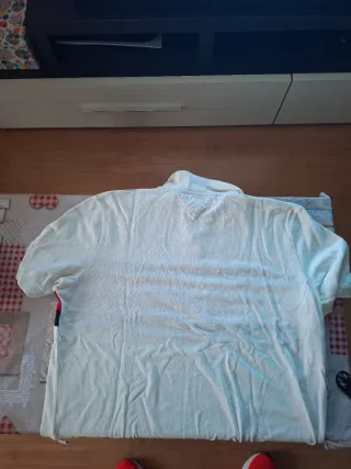 Polo Tommy Hilfiger Blanco y Rojo