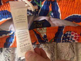 Bañador Polo Ralph Lauren Naranja Piñas