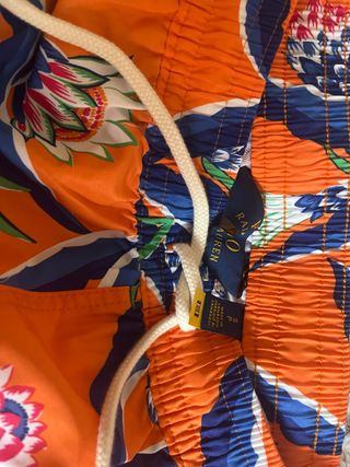Bañador Polo Ralph Lauren Naranja Piñas