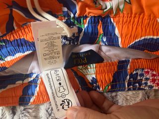 Bañador Polo Ralph Lauren Naranja Piñas