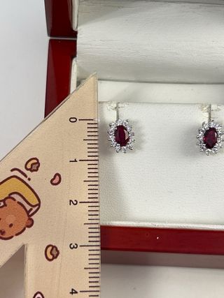 Pendientes oro blanco