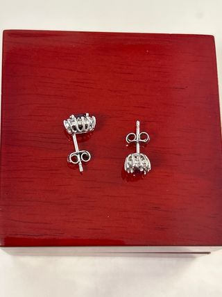 Pendientes oro blanco