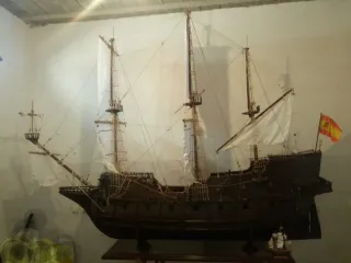 Maqueta Barco Madera Velero Español