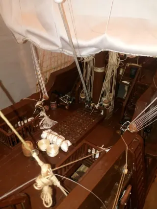 Maqueta Barco Madera Velero Español