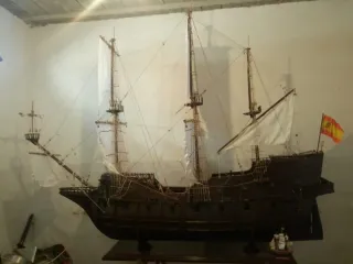 Maqueta Barco Madera Velero Español