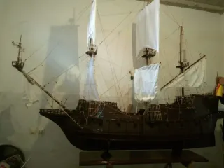 Maqueta Barco Madera Velero Español