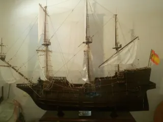 Maqueta Barco Madera Velero Español