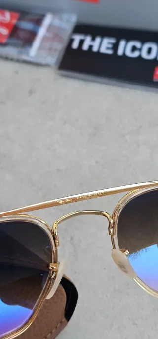 Gafas de Sol Ray-Ban Dorado y Marrón