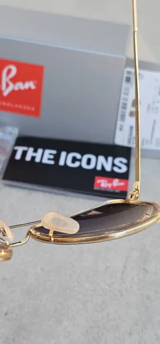 Gafas de Sol Ray-Ban Dorado y Marrón