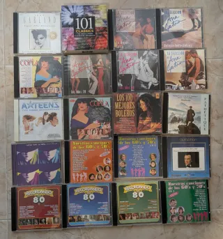 Lote 68 CDs Música + 17 DVDs Películas Haz oferta