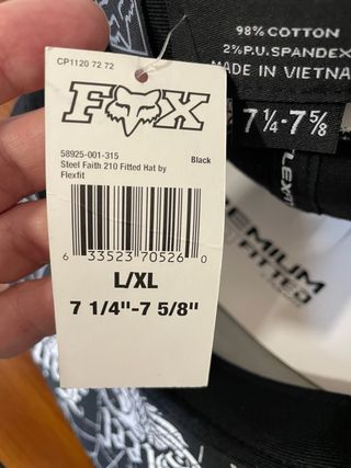 Gorra Fox Steel Faith 210 flexfit