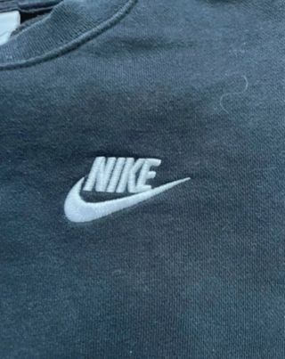 felpa Crewneck Nike nera taglia XS