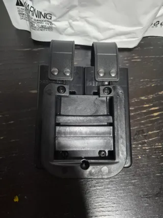 Portacargador doble negro