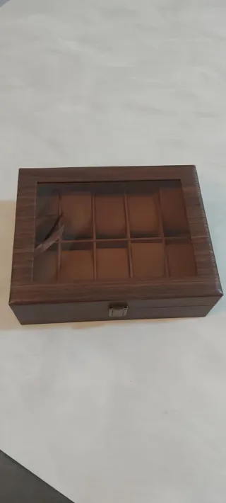 Scatola porta orologi in legno