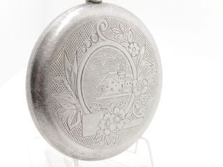 Vintage orologio da tasca con CASSA LAVORATA