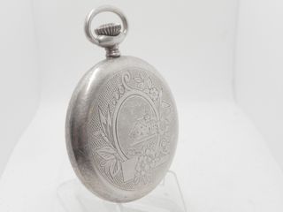 Vintage orologio da tasca con CASSA LAVORATA