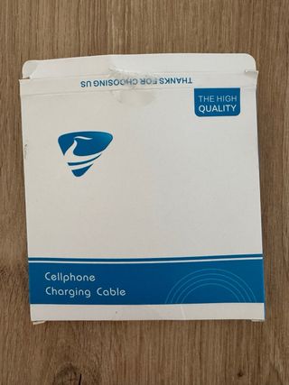 Cable Cargador iPhone USB A a Lightning Negro