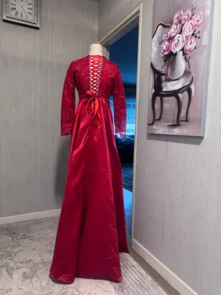 Vestido largo rojo Atelier Talla S