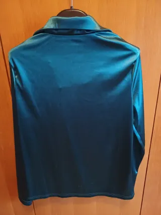 Camicia raso verde brillante Sweet Years