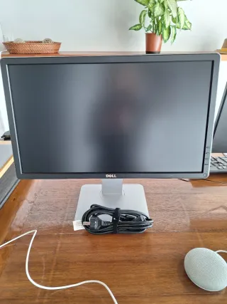 Pantalla Dell Negra y Plateada