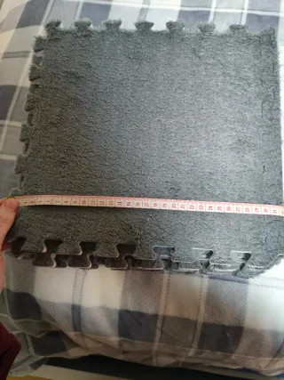 10 Piezas Tatami Puzzle Gris 30x30cm