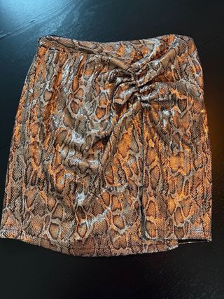 Falda Zara lentejuelas S