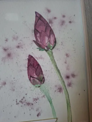 Dipinto ad acquerello fiori