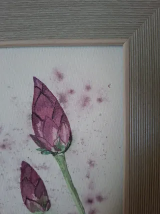 Dipinto ad acquerello fiori