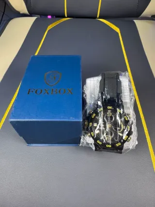 Orologio Uomo Nero e Oro