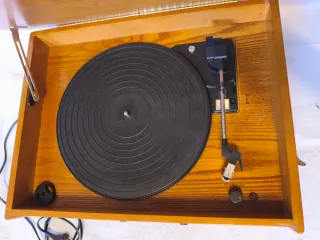 Tocadiscos, CD, Cassette, disco, estilo  Madera