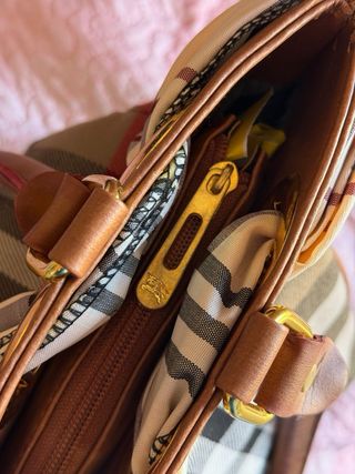 Borsa Vintage Check con Fiocco