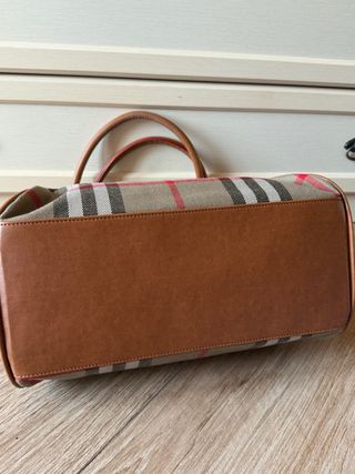 Borsa Vintage Check con Fiocco