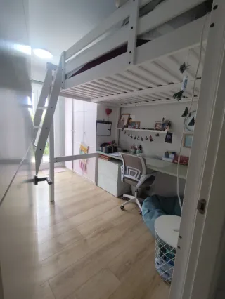 Cama alta de madera Ikea Medidas en las fotos