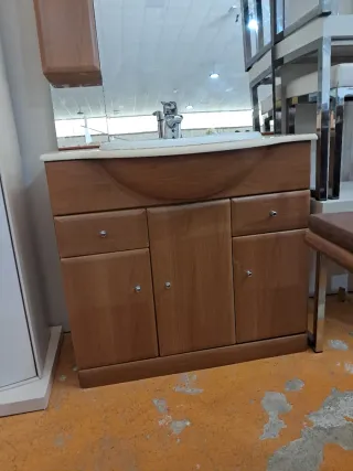 Mueble de baño con lavabo completo