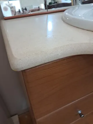 Mueble de baño con lavabo completo