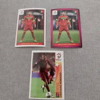 3 figurine Panini Cristiano Ronaldo