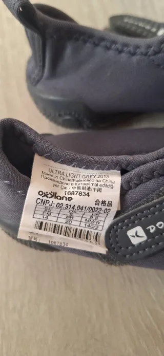 Zapatillas Neopreno Niñ@ Talla 24