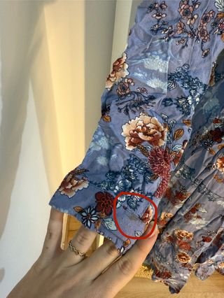 Vestido estampado floral Southern Cotton Talla M