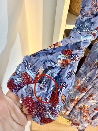 Vestido estampado floral Southern Cotton Talla M