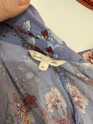 Vestido estampado floral Southern Cotton Talla M