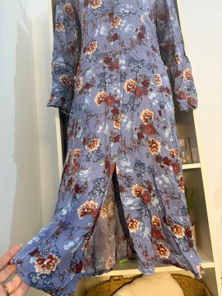 Vestido estampado floral Southern Cotton Talla M