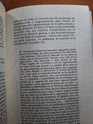 Memorias del KAS. 1975-1978. Natxo Arregi