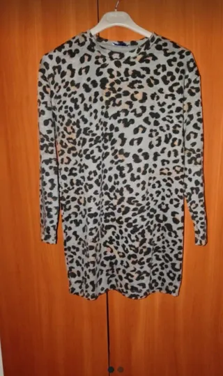 Vestido Zara TRF estampado leopardo