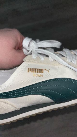 Zapatillas Puma Blancas y Verdes