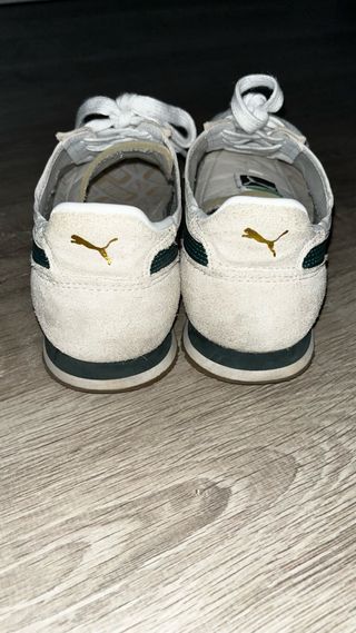 Zapatillas Puma Blancas y Verdes