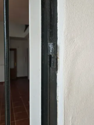 Puerta de reja de hierro.  Medidas 160x220cm